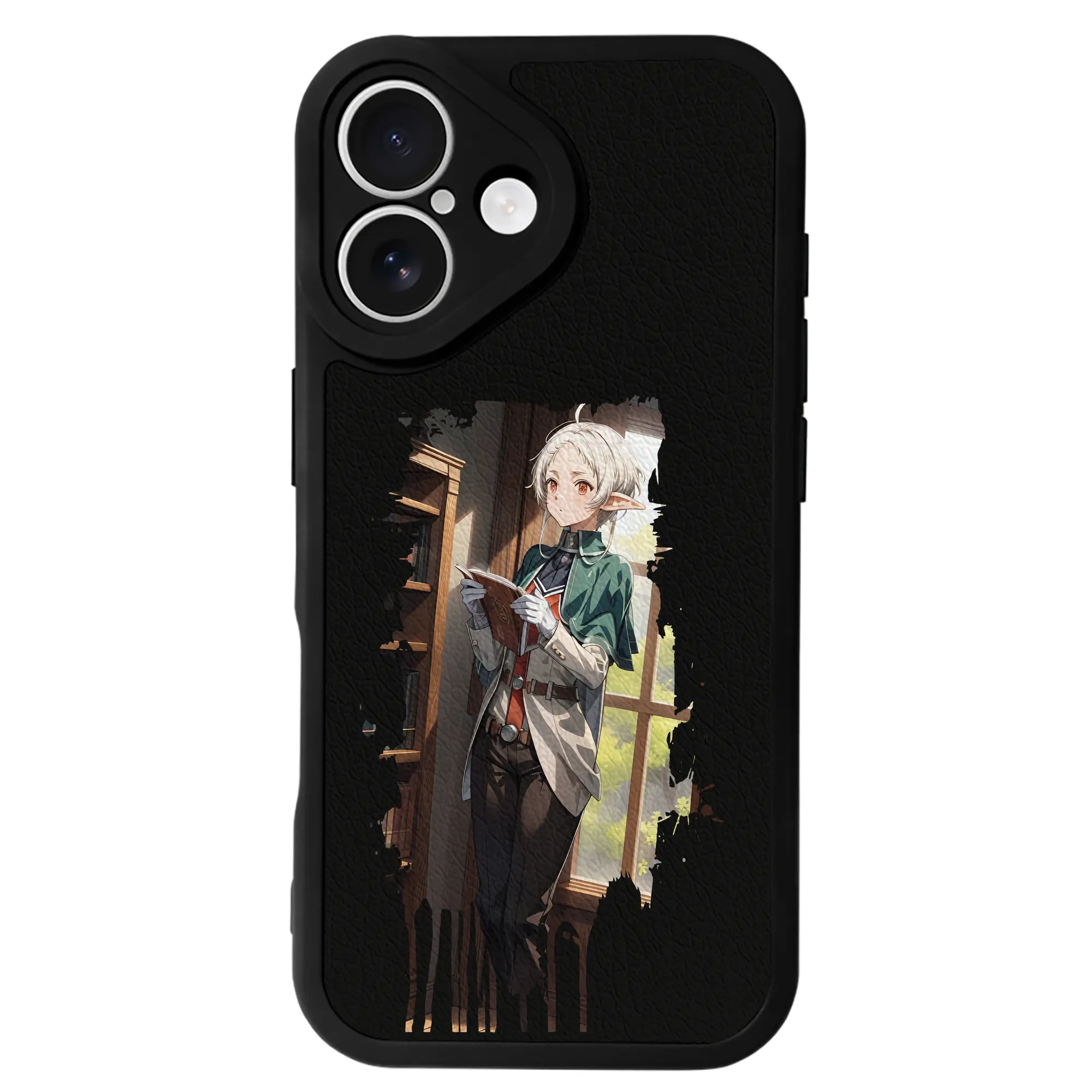 無職転生 グッズ,シルフィエット - IPhone 16シリーズ対応 ・ シリコンスマホケース ・ レザー調 ・ 高精度フィット ・ 耐衝撃 ・ ワイヤレス充電対応 ・ 精密カット